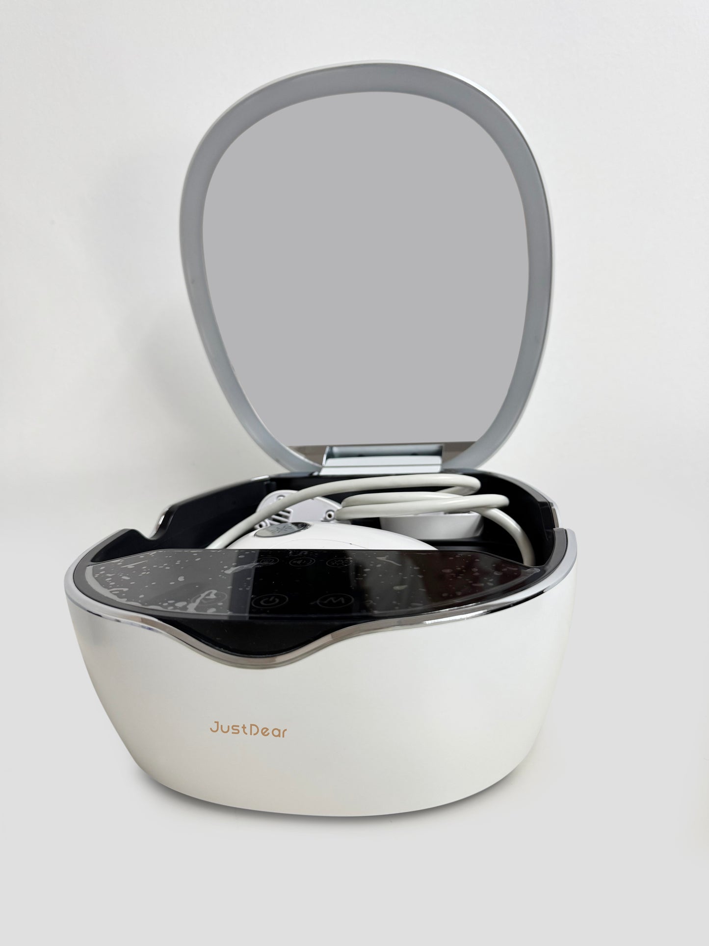 JUSTDEAR Laser Hair Removal Device for Women and Men, Hair Removal with Ice-Cooling, 5 Energy Levels, Home Use for Body & Face